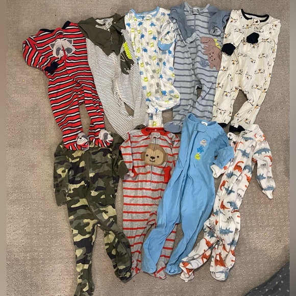 Carter's Other - Baby boy 3-6m sleeper bundle lot Gerber carters